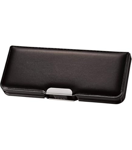 Amazon | クツワ 筆箱 クラリーノ 2ドア 削り付 ブラック CV001BK